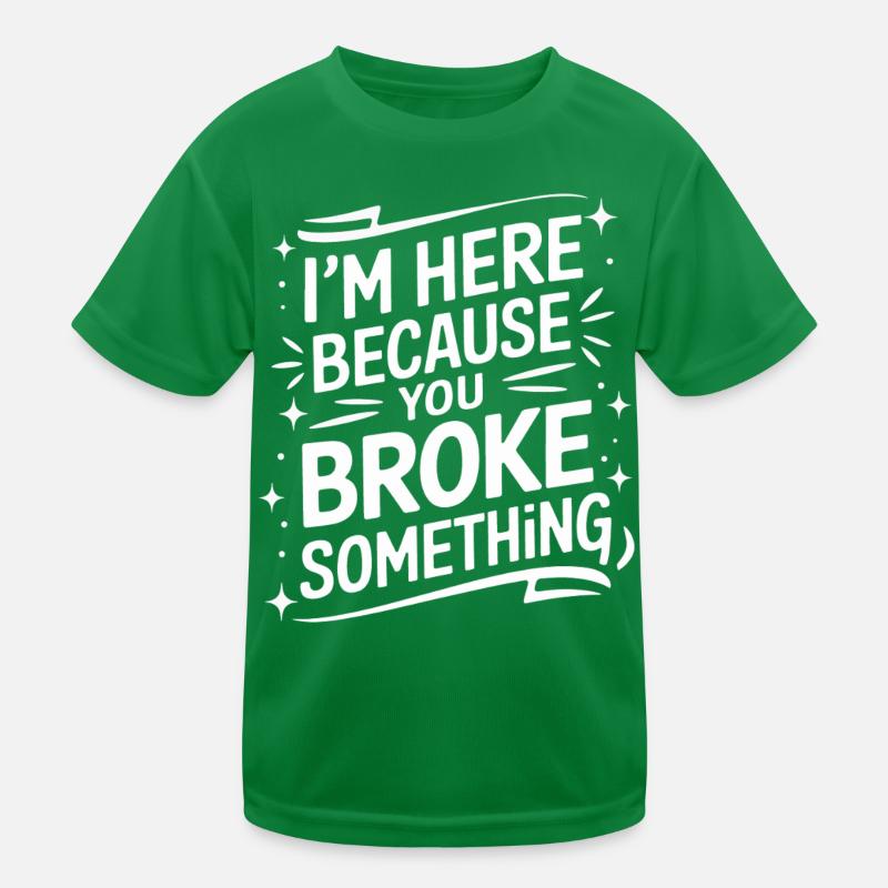 Support technique Informatique T-shirt sport Enfant