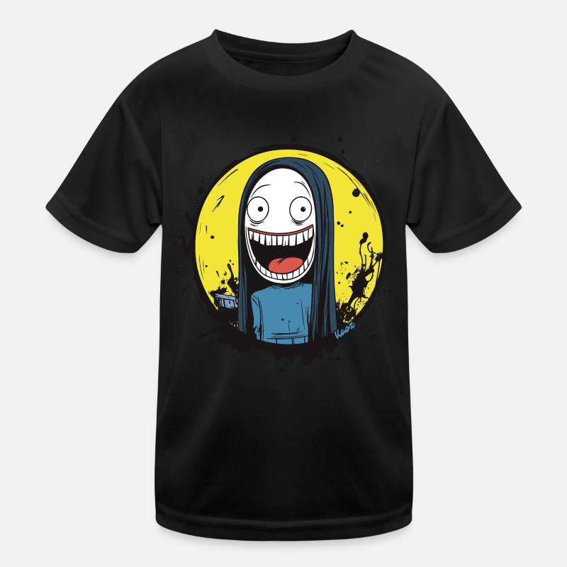 Figurine folle aux cheveux longs T-shirt sport Enfant