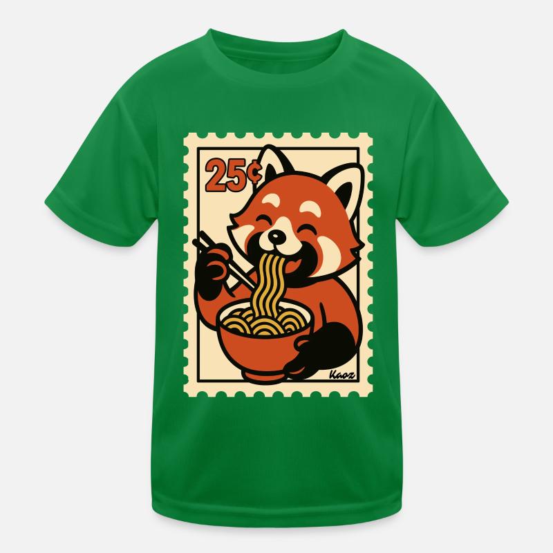Panda roux avec nouilles ramen T-shirt sport Enfant