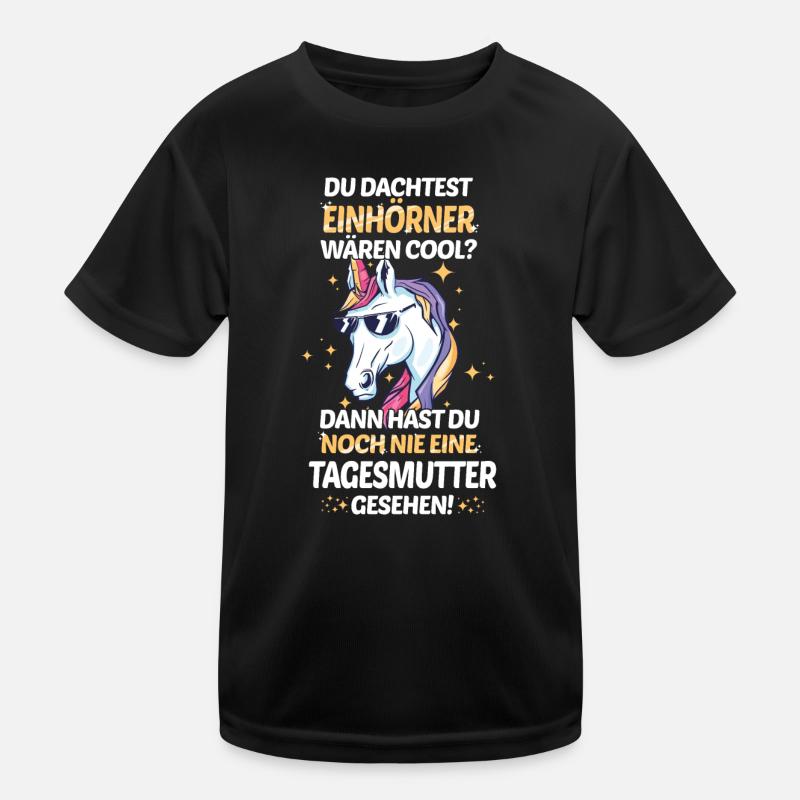Tagesmutter Tagesmütter Erzieherin Beruf Spruch Kinder Funktions-T-Shirt