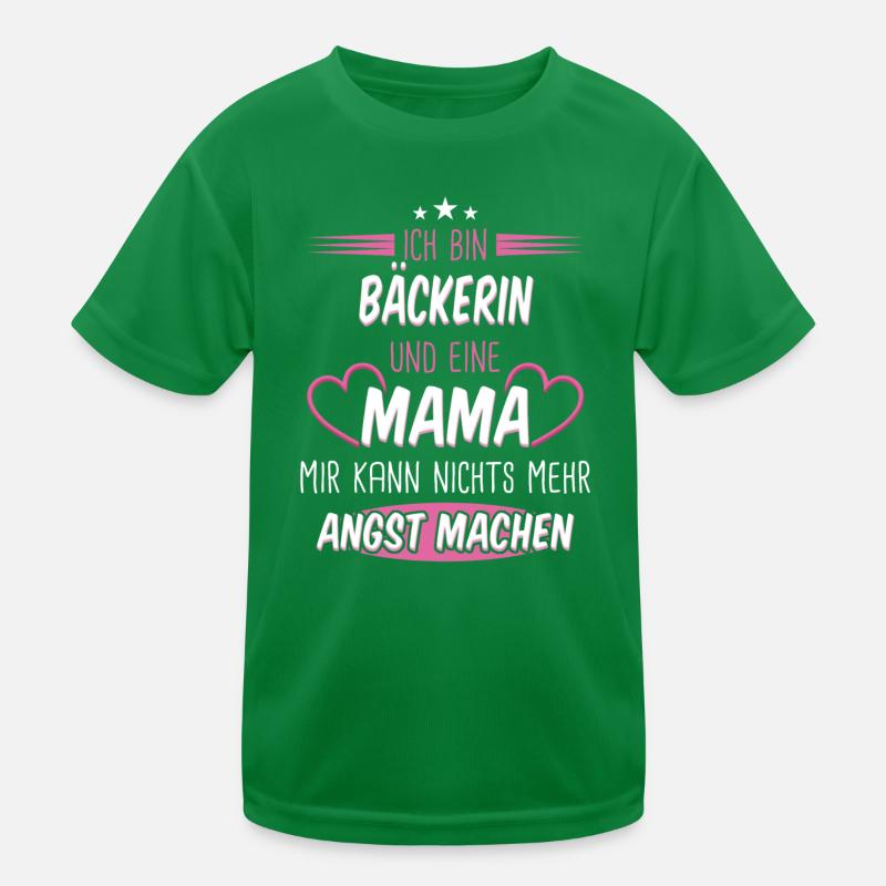 Bäcker Bäckerin Bäckerei Beruf Spruch Kinder Funktions-T-Shirt