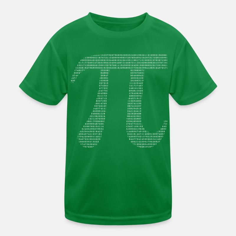 Pi mathematics math nerd circle number icon Kids Functional T-Shirt