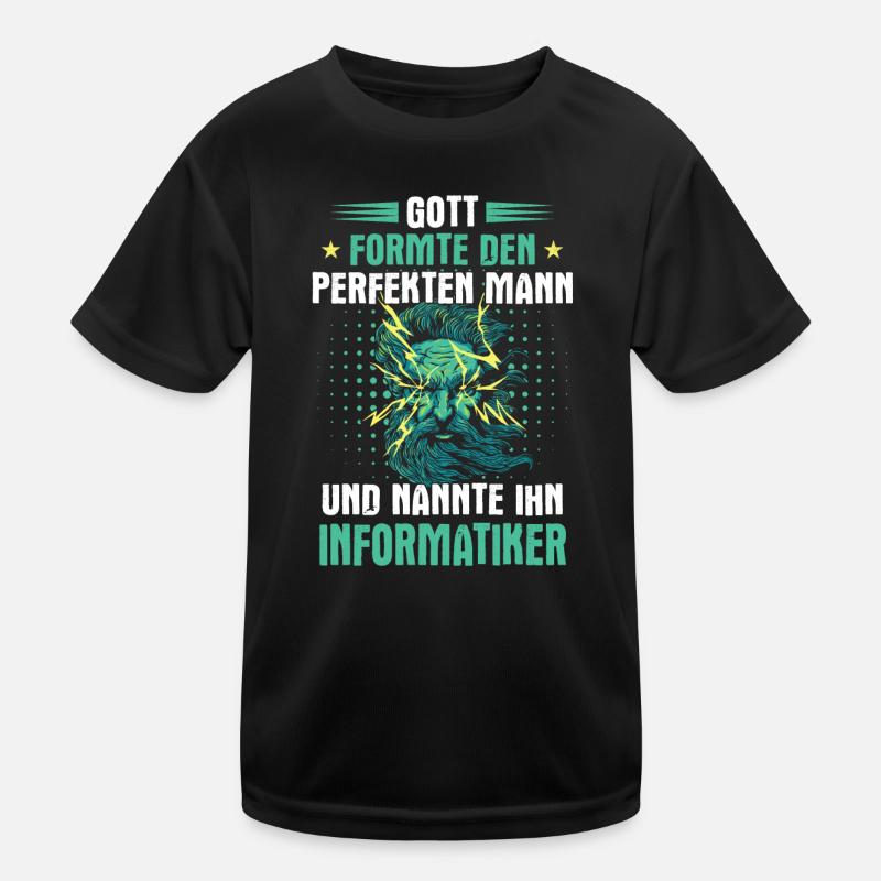 Informatiker Programmierer Informatik Spruch Kinder Funktions-T-Shirt