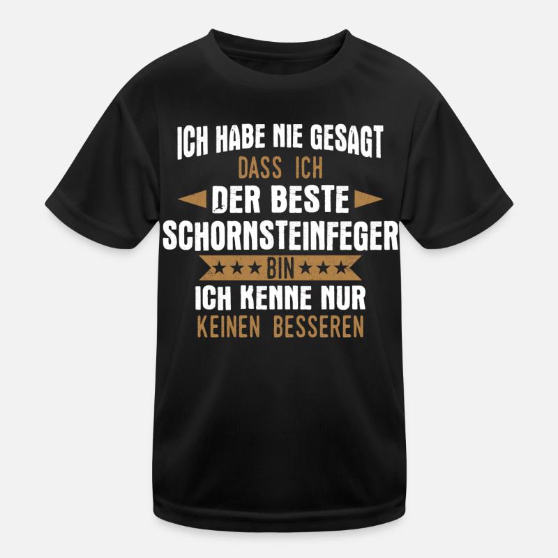 Schornsteinfeger Rauchfangkehrer Kaminkehrer Kinder Funktions-T-Shirt