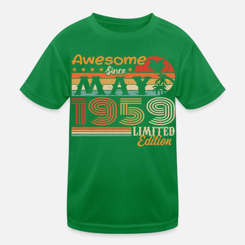 May 1959 - Year 1959 Jubilee - May 1959 Kids Functional T-Shirt