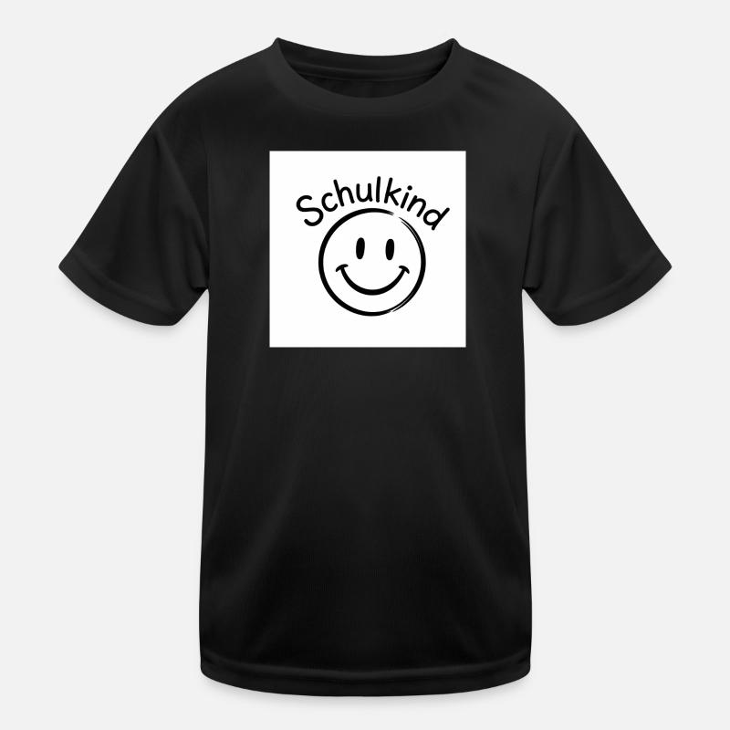 Schoolchild Design Kids Functional T-Shirt