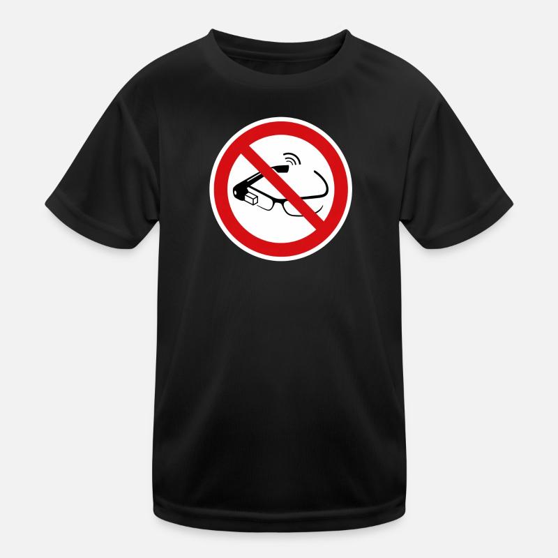 Smart glasses prohibited Kids Functional T-Shirt