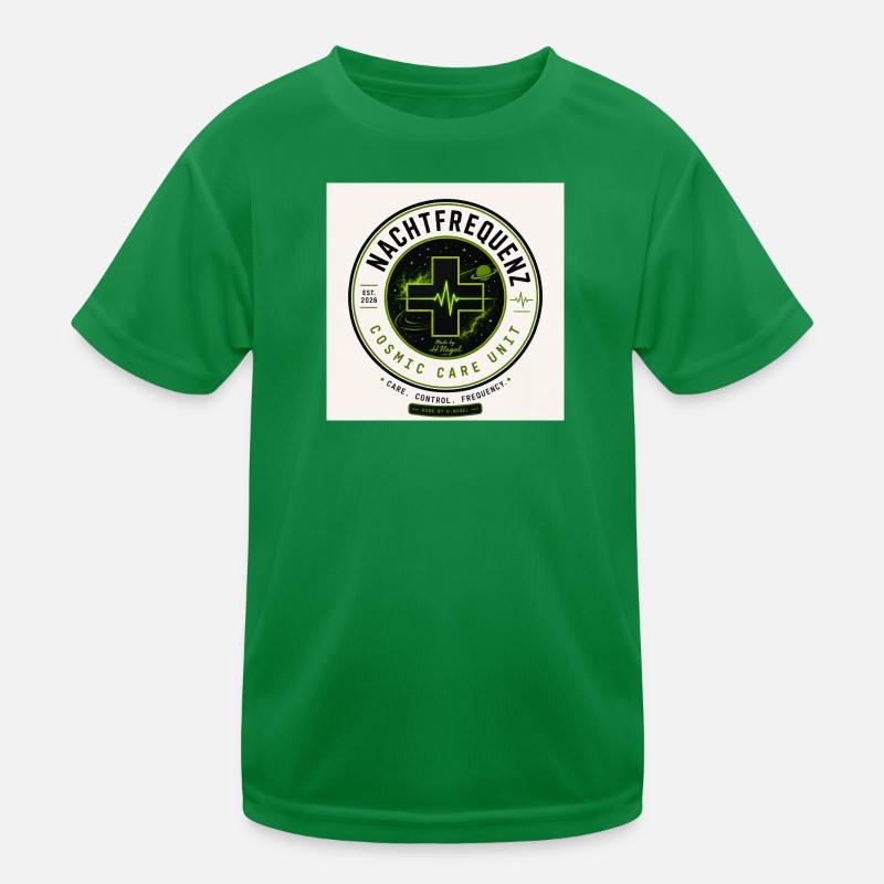 Nachtfrequenz Kosmische Pflege Einheit Kinder Funktions-T-Shirt