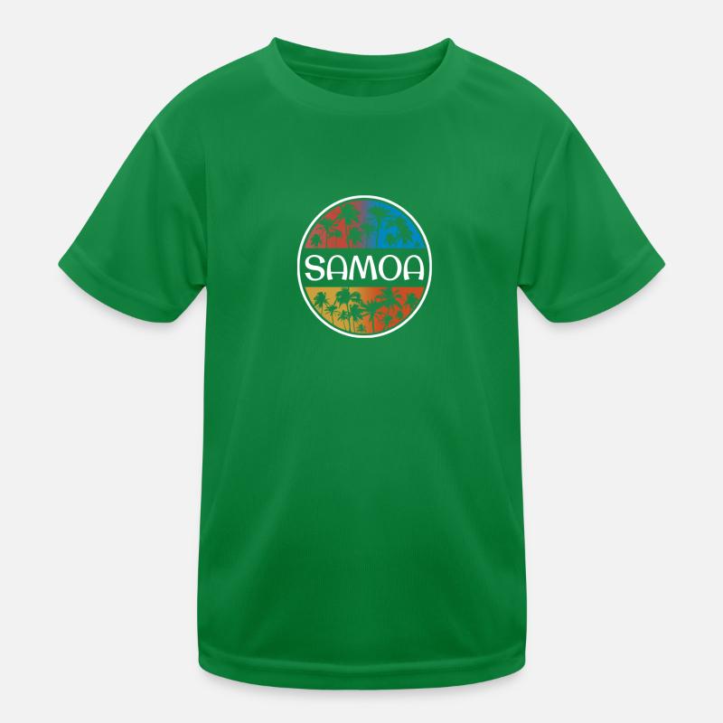 Samoa Polynésie Vacances élégantes Souvenir Palm T-shirt sport Enfant