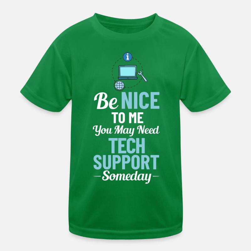 Support technique Assistance technique informatique Helpdesk T-shirt sport Enfant