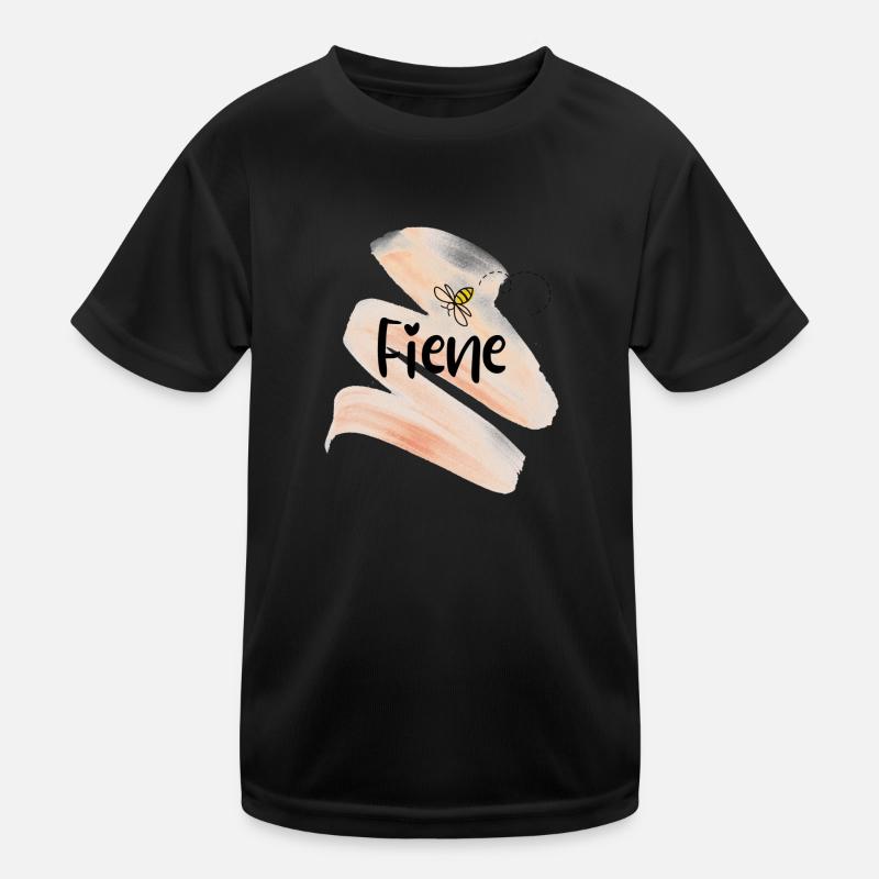 Fiene Biene Pinselstrich Moderne Kleidung Pastell Kinder Funktions-T-Shirt