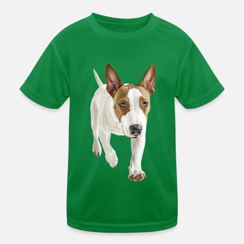 Bullterrier Kinder Funktions-T-Shirt