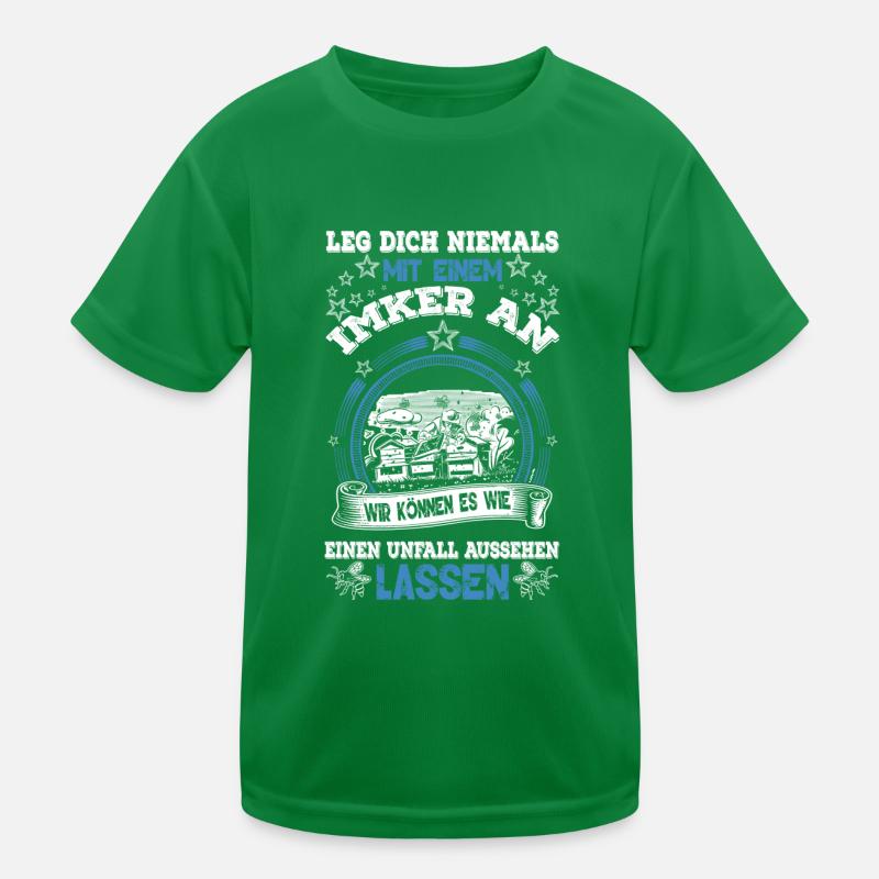 Imker Kinder Funktions-T-Shirt