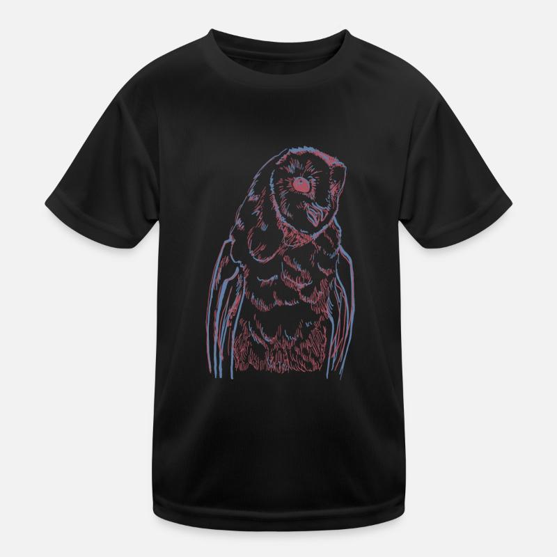 Barn owl Kids Functional T-Shirt