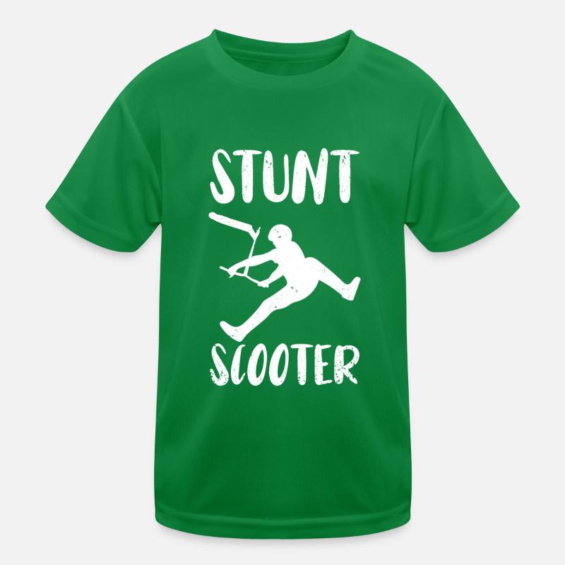 Stuntscooter Scooter Tretroller Kinder Funktions-T-Shirt