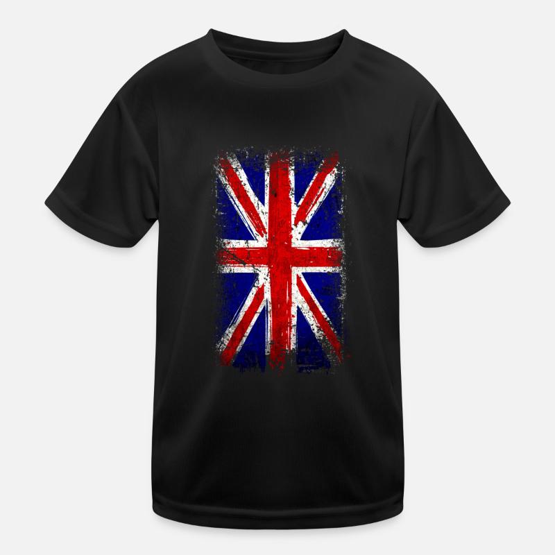 Union Jack Great Britain Kids Functional T-Shirt