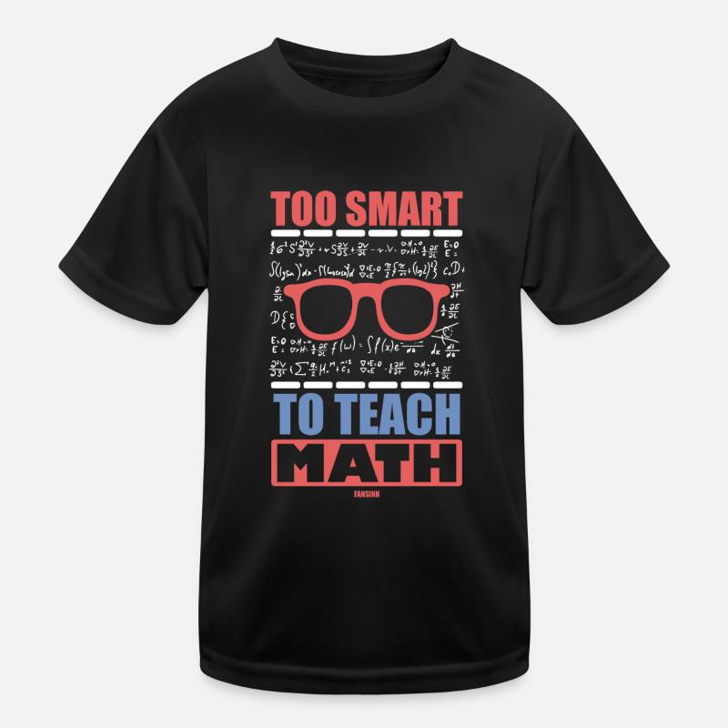 Mathématiques Math Mathématicien Math Professeur Cadeau - T-shirt sport Enfant - noir
