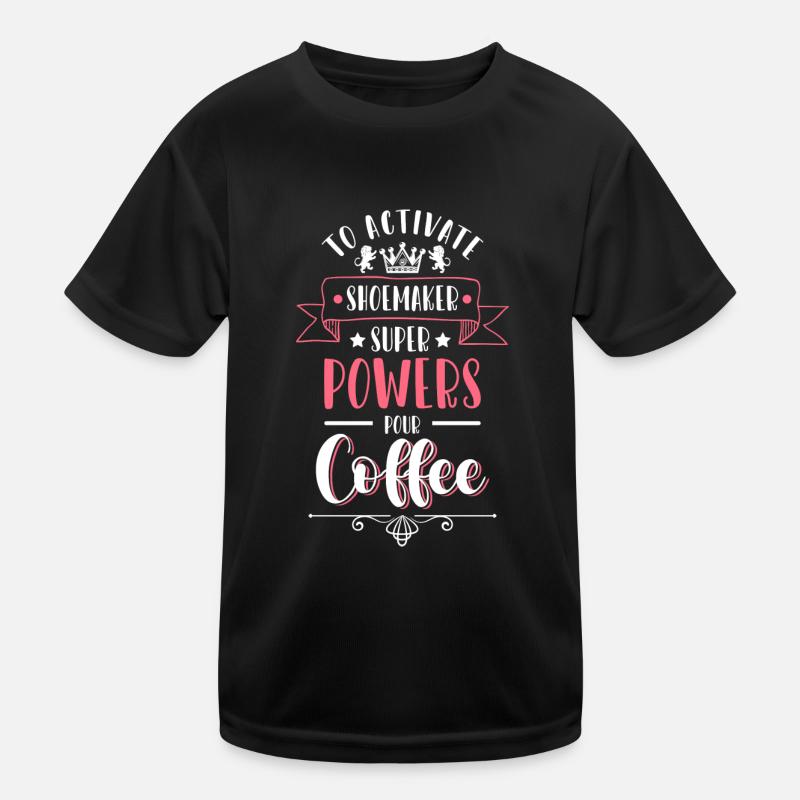 Schuster Schuh Handwerker Sohle Kinder Funktions-T-Shirt