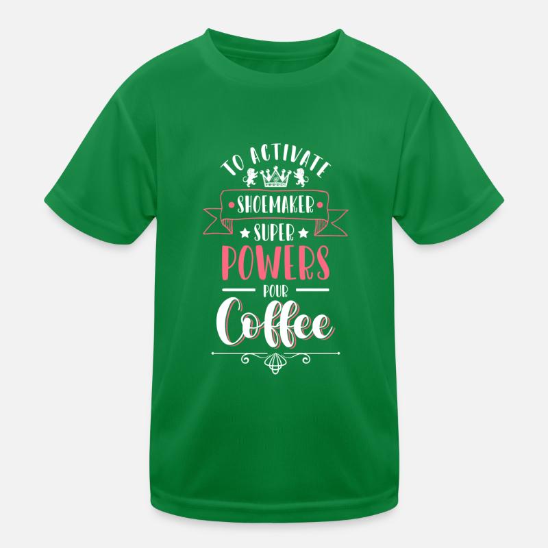 Schuster Schuh Handwerker Sohle Kinder Funktions-T-Shirt