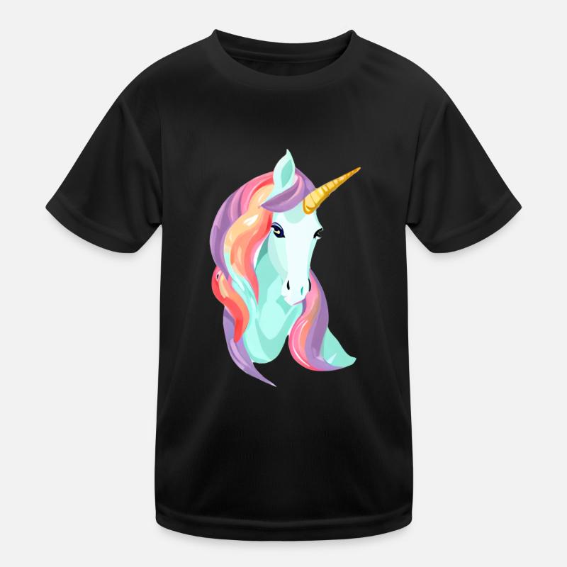 Einhorn Unicorn Mädchen Fabeltier Einhörner Kinder Funktions-T-Shirt
