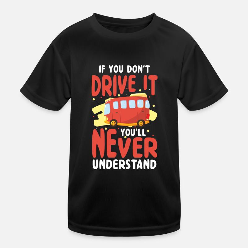 Fahrer Beruf Arbeit Kinder Funktions-T-Shirt