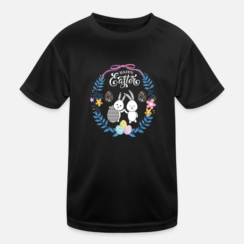 Happy Easter Kids Functional T-Shirt
