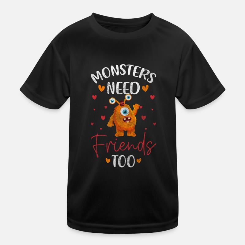 Déguisement effrayant de créature d’Halloween T-shirt sport Enfant