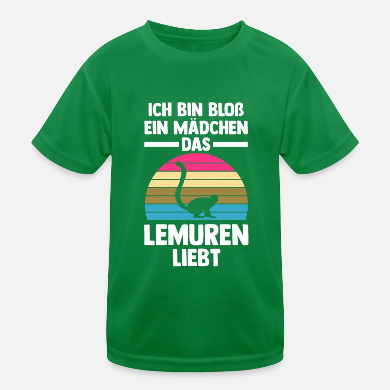 Lemur Kinder Funktions-T-Shirt