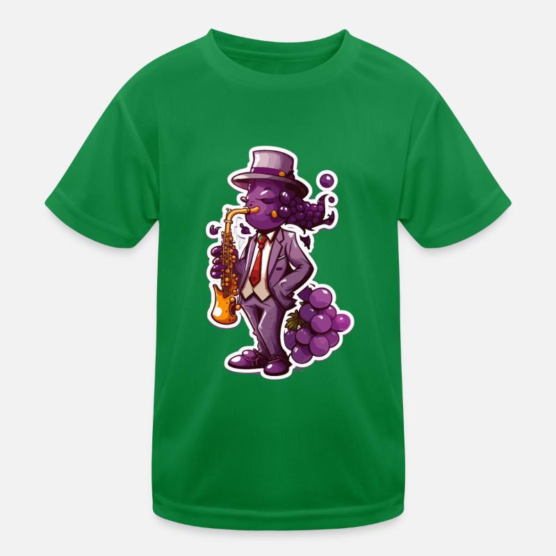 Trauben-Marmelade Kinder Funktions-T-Shirt