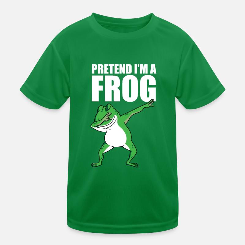 Amphibian Funny Pretend I'm A Frog Dabbing Toad Kinder Funktions-T-Shirt