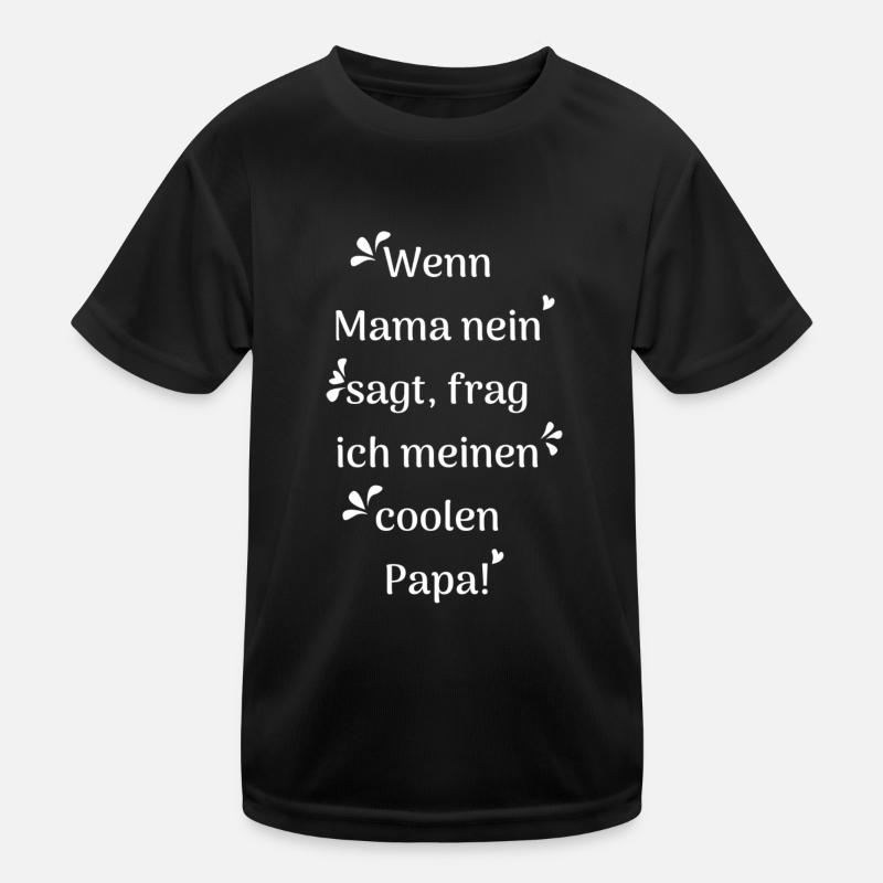 cooler Papa Spruch Kinder Funktions-T-Shirt