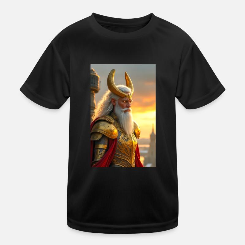Heimdall est le gardien vigilant du Bifröst T-shirt sport Enfant