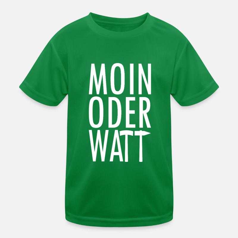 Moin oder Watt Ruhrpott Kinder Funktions-T-Shirt