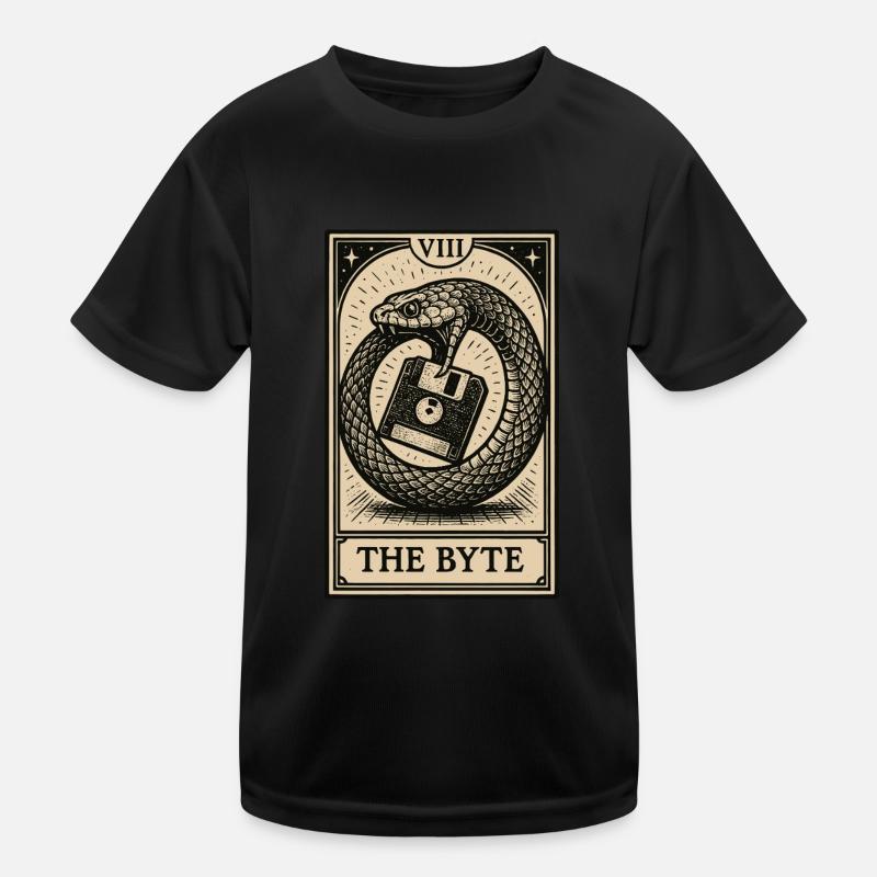 Data Hoarding Tarot – Das Byte Kinder Funktions-T-Shirt