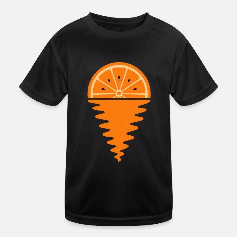 Orange sunset Kids Functional T-Shirt