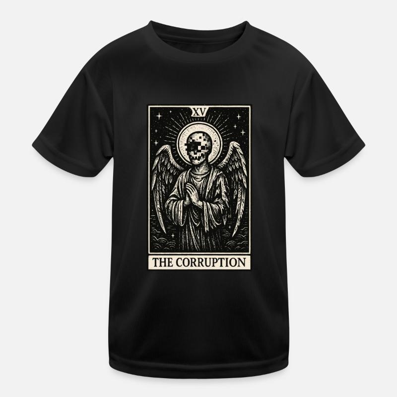 Tarot Datahoarding : L’Ange de la Corruption T-shirt sport Enfant