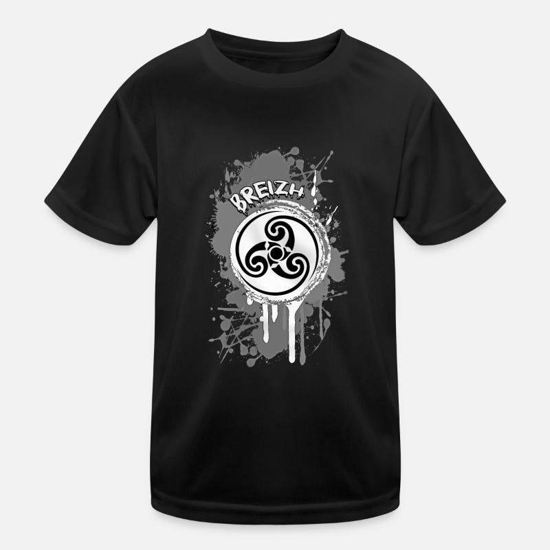 Bretagne Breizh Triskel T-shirt sport Enfant