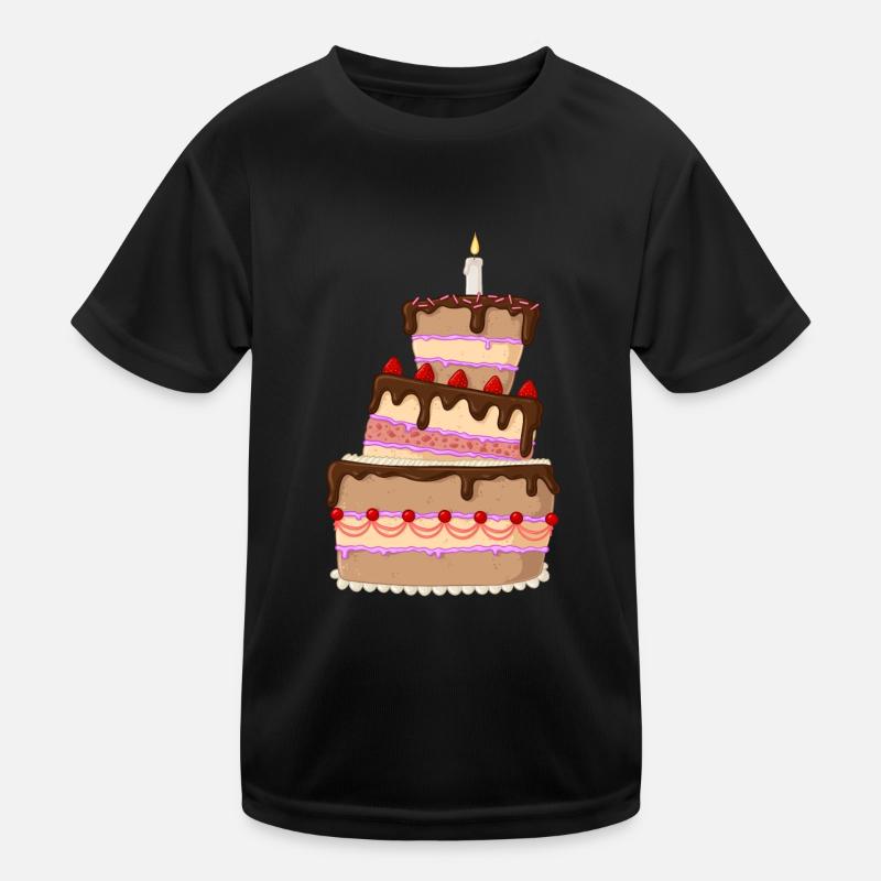 Leckere Comic Torte Kinder Funktions-T-Shirt