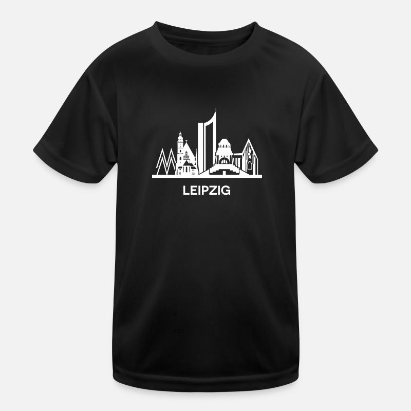 Leipzig, white Kids Functional T-Shirt