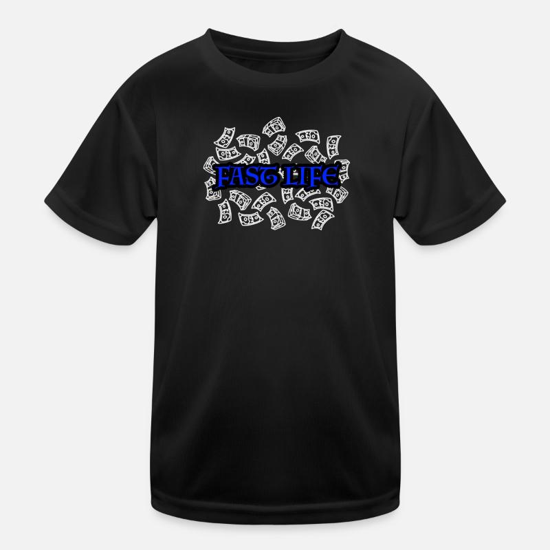 Fast Life Kinder Funktions-T-Shirt