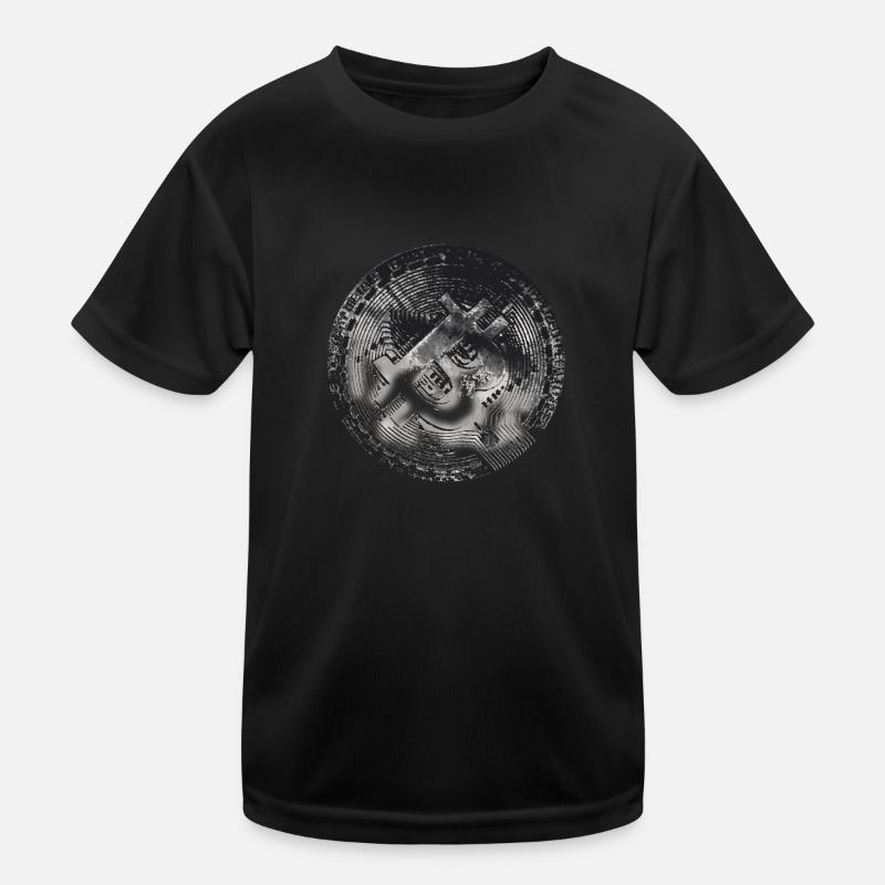Bitcoin Kinder Funktions-T-Shirt