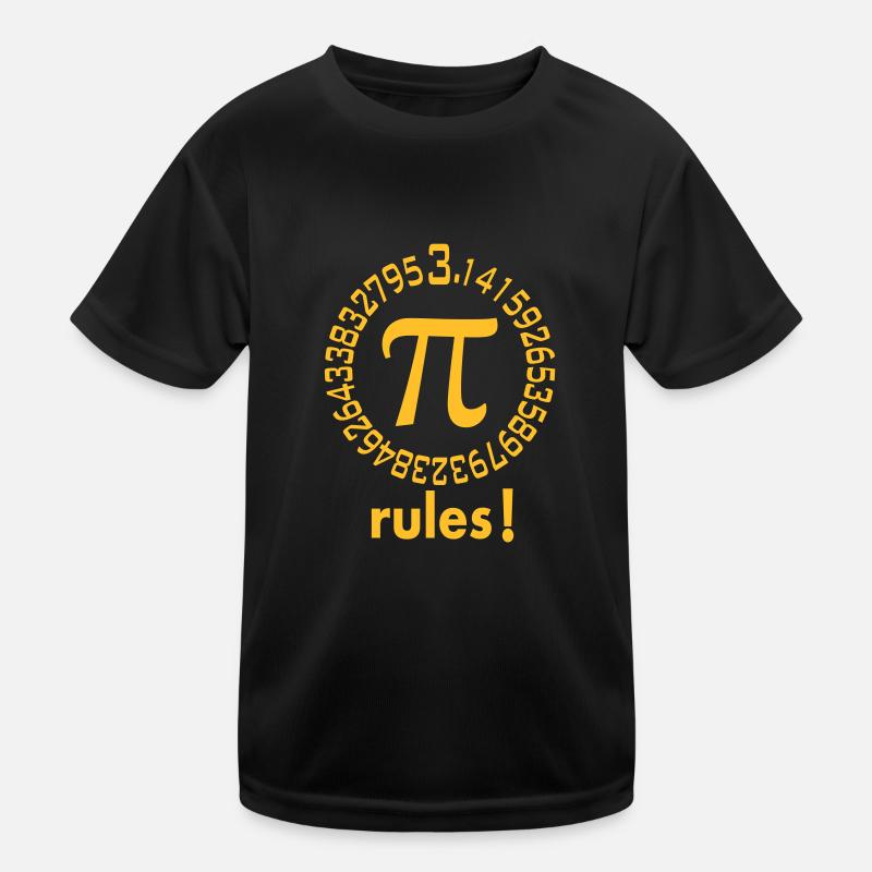 Pi_rules_! Kinder Funktions-T-Shirt