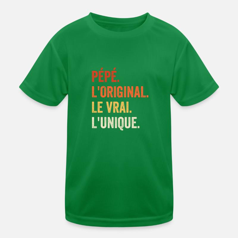 Opa Das Original Das Echte Das Einzigartige Geschenk Kinder Funktions-T-Shirt