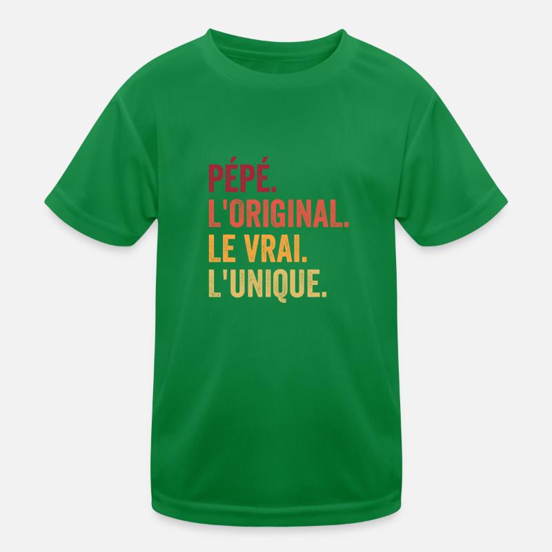 Opa Das Original Das Echte Das Einzigartige Geschenk Kinder Funktions-T-Shirt