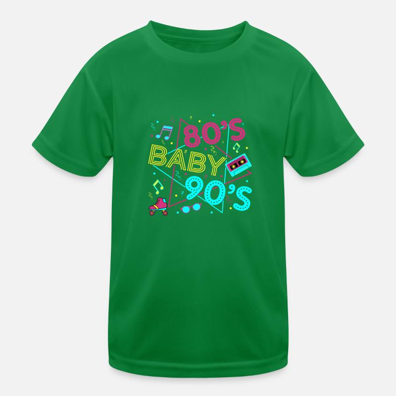 Vintage 90s Technology Old Gadgets TShirt Kids Functional T-Shirt