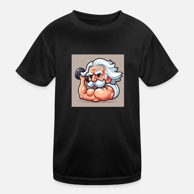 Einstein im Gym – Wissenschaft der Stärke Kinder Funktions-T-Shirt