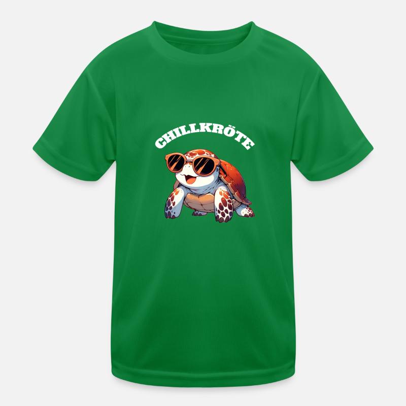 Chillkröte Schildkröte Kinder Funktions-T-Shirt