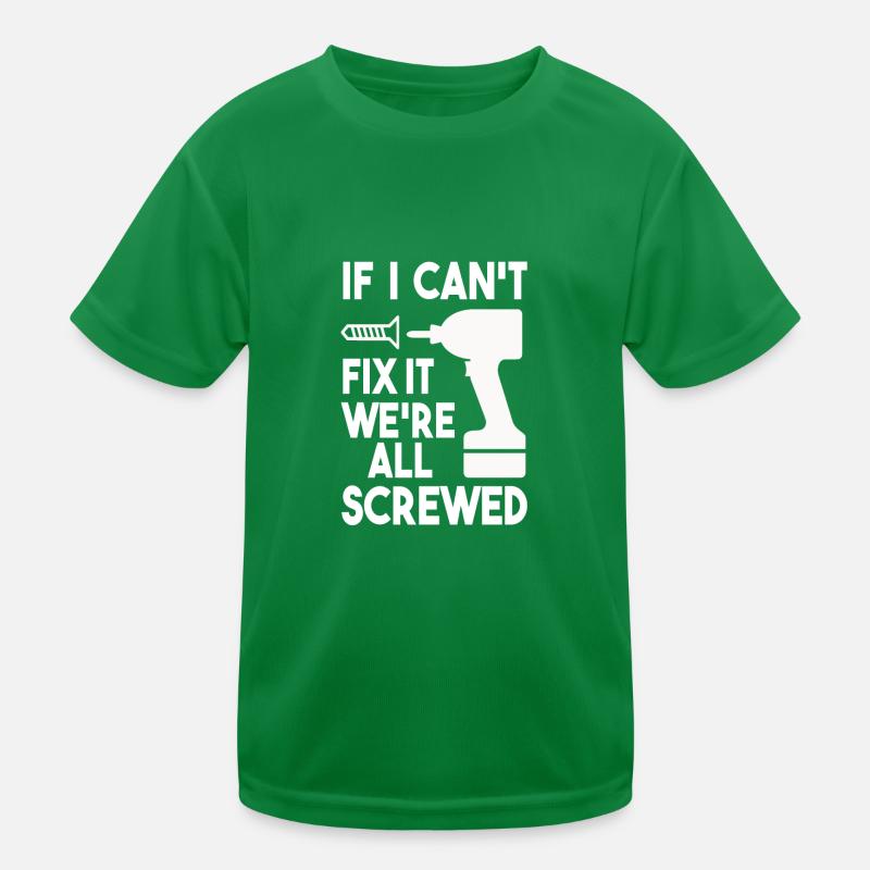 Artisans réparation bricolage technicien cadeau T-shirt sport Enfant