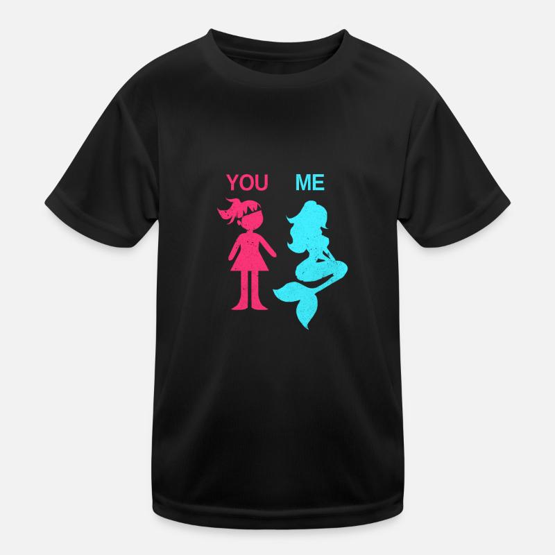 Meerjungfrau Kinder Funktions-T-Shirt