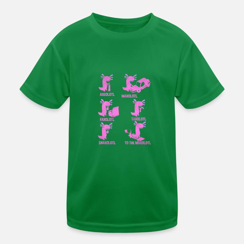 Axolotl Kinder Funktions-T-Shirt